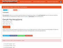 Tablet Screenshot of kacyasindayim.com